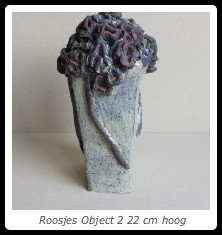 roosjes object 2 - 22 cm hoog
