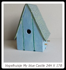 vogelhuisje my blue castle - 24h x 17b