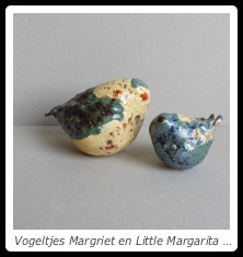 vogeltjes margriet en little margarita - 9h en 6h